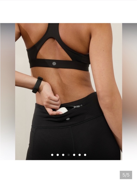 Athleta Altitude power stretch fleeced lined Flared Yoga Pants Sz M EUC - Picture 5 of 5